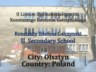 City: Olsztyn Country: Poland