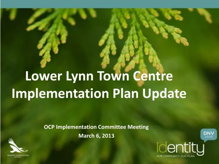 lower lynn town centre implementation plan update