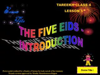 TAREEKH CLASS 4 LE SSON 5