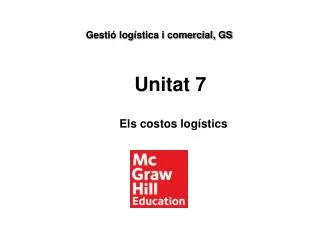 els costos log stics