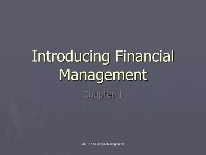 introducing financial management