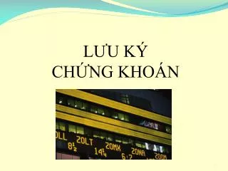 l u k ch ng kho n