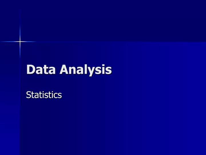 data analysis