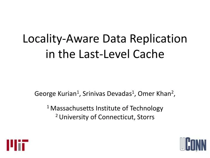 locality aware data replication in the last level cache