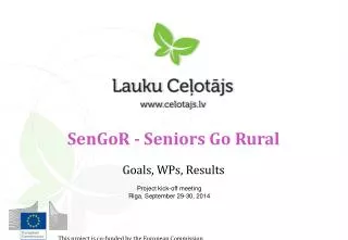 SenGo R - Seniors Go Rural