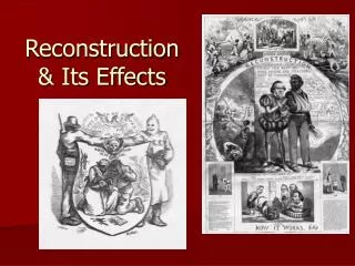 Reconstruction &amp; Its Effects