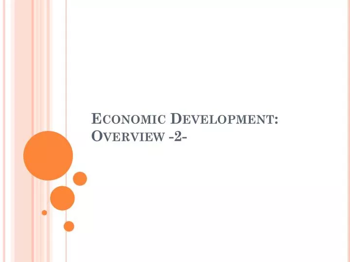 economic development overview 2