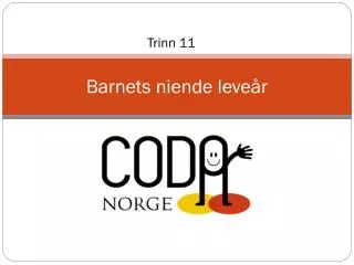 barnets niende leve r