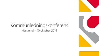 kommunledningskonferens
