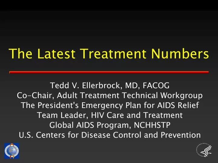 the latest treatment numbers