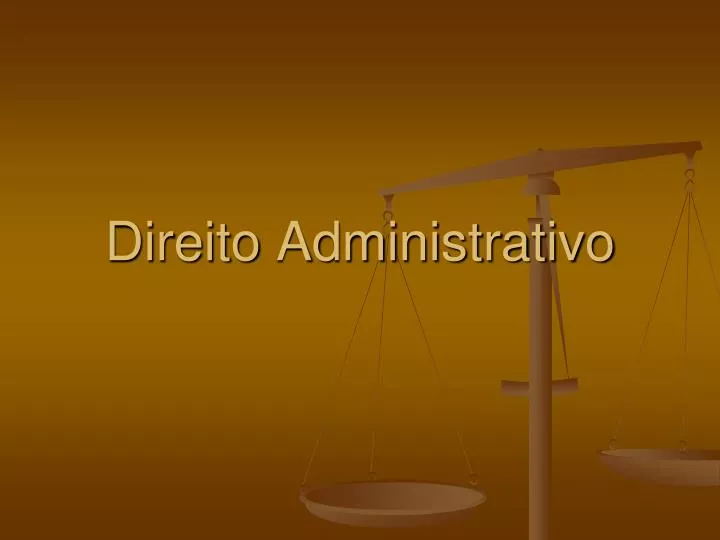 direito administrativo