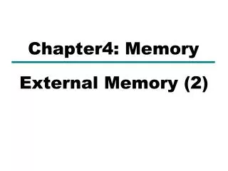 External Memory (2)