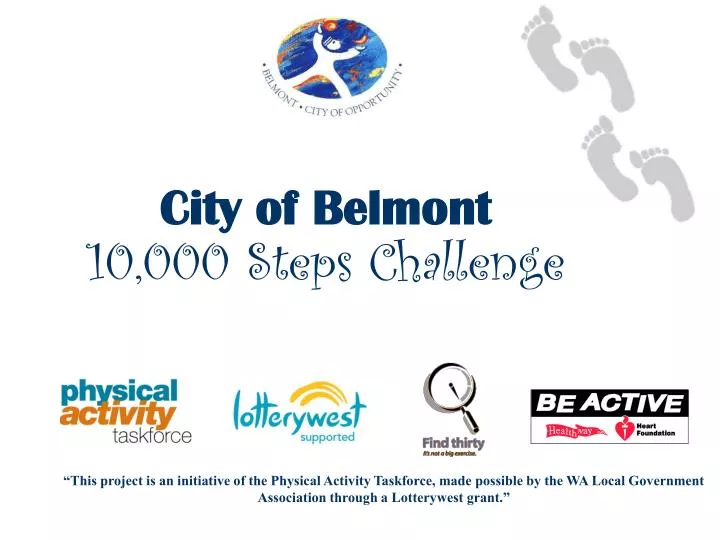 city of belmont 10 000 steps challenge