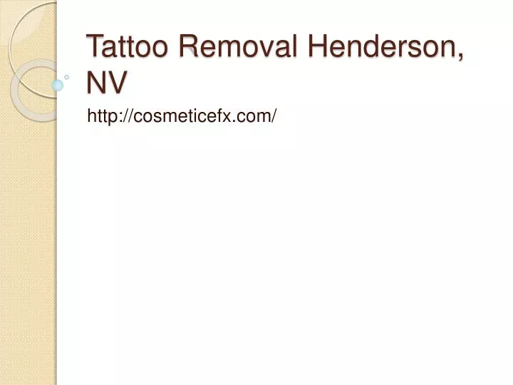 tattoo removal henderson nv