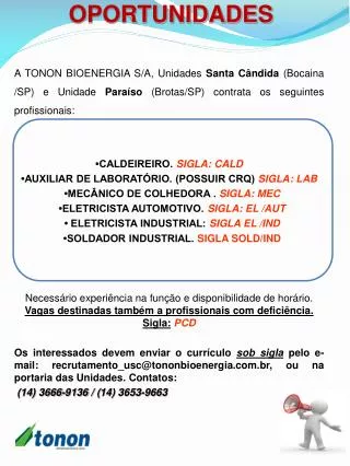 oportunidades