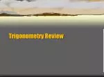 Trigonometry Review - slide 1