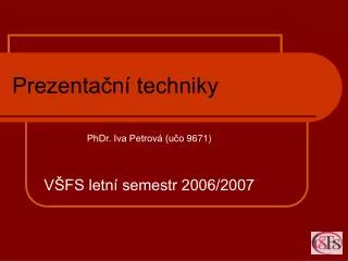 prezenta n techniky