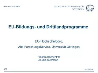 eu bildungs und drittlandprogramme