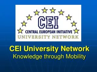 CEI University Network Knowledge through Mobility