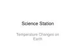 Understanding Temperature Changes and Seasons on Earth - slide 1