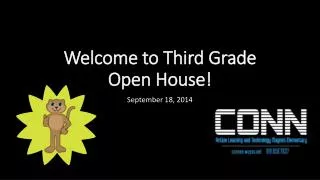 Welcome to Third Grade Open House!