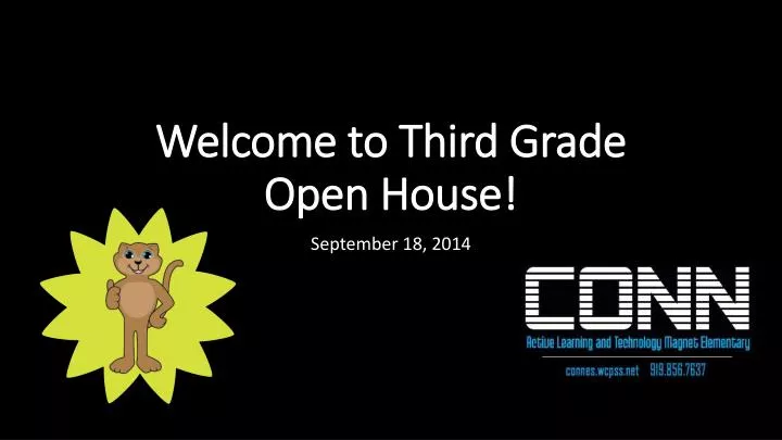 welcome to third grade open house