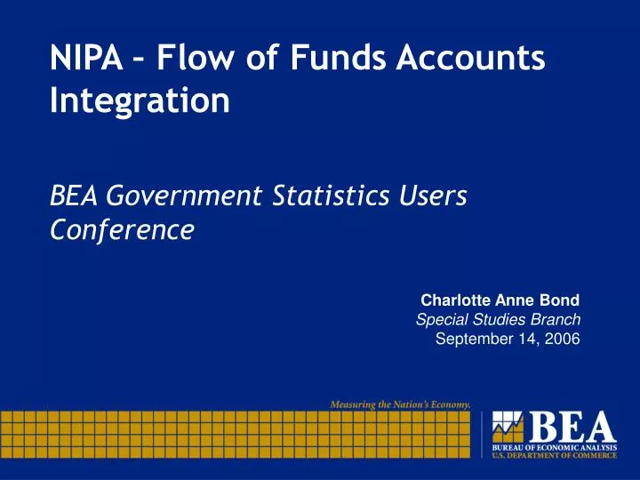 nipa flow of funds accounts integration