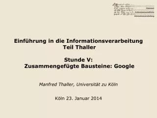 einf hrung in die informationsverarbeitung teil thaller stunde v zusammengef gte bausteine google