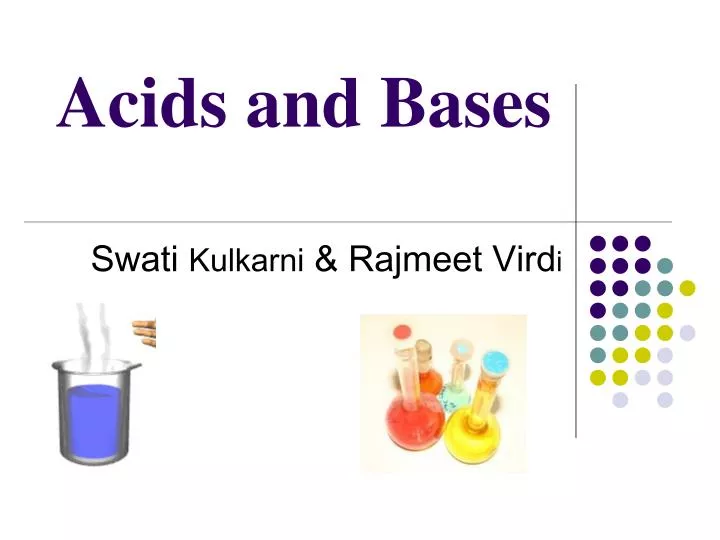 acids and bases