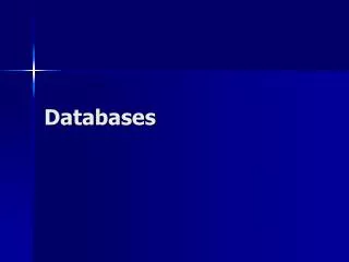 Databases