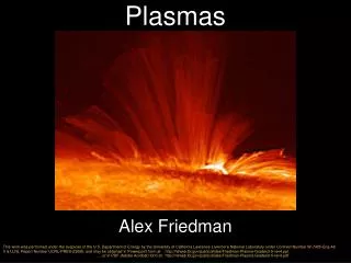 Plasmas