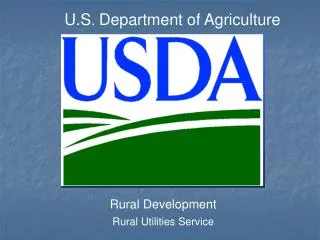 U.S . Department of Agriculture