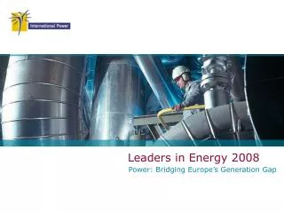 Leaders in Energy 2008