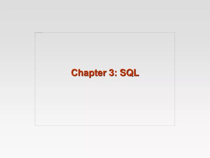 chapter 3 sql