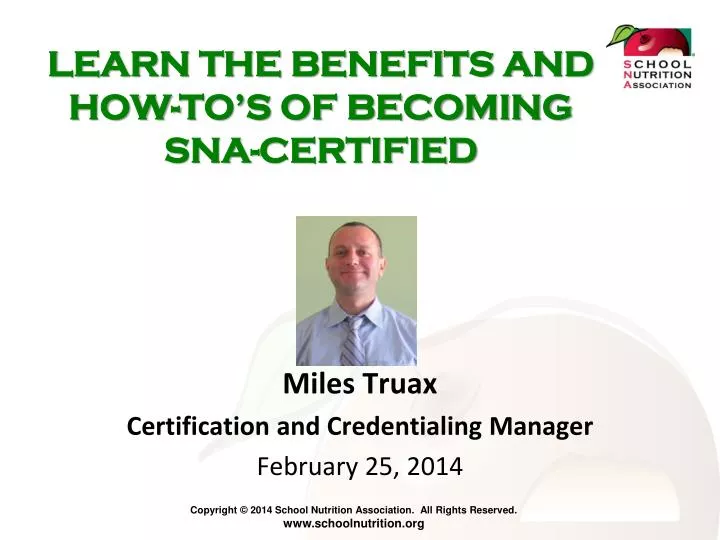 learn the benefits and how to s of becoming sna certified