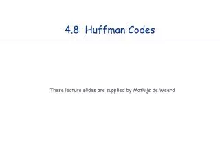 4 8 huffman codes