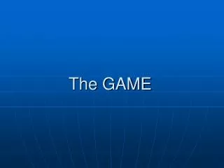 the game