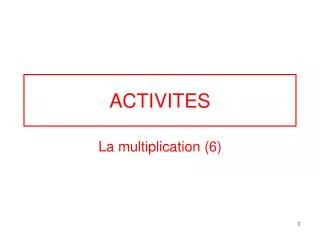 activites