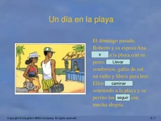 un d a en la playa