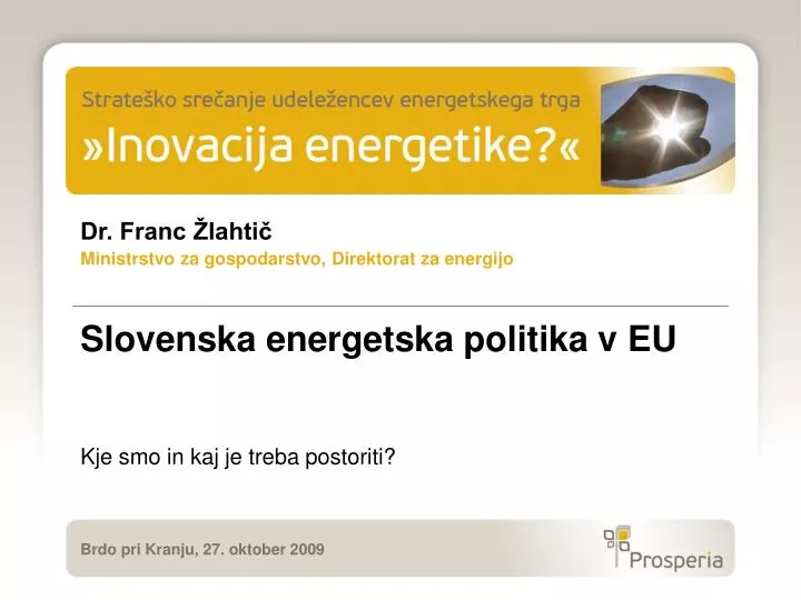 slovenska energetska politika v eu