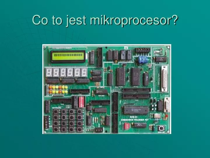 co to jest mikroprocesor