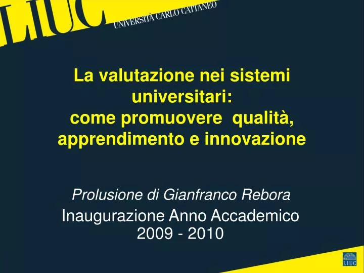 la valutazione nei sistemi universitari come promuovere qualit apprendimento e innovazione