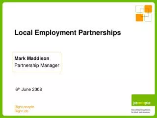 Local Employment Partnerships