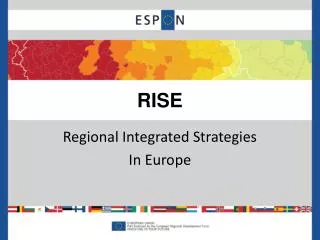 Regional Integrated Strategies In Europe