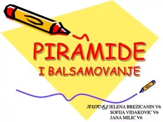 piramide i balsamovanje