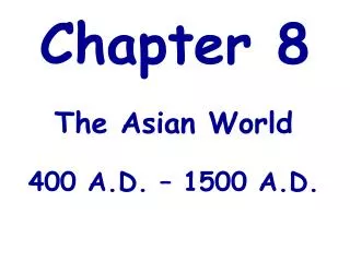 Chapter 8