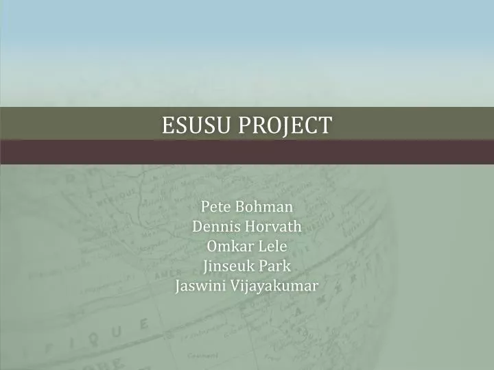 esusu project