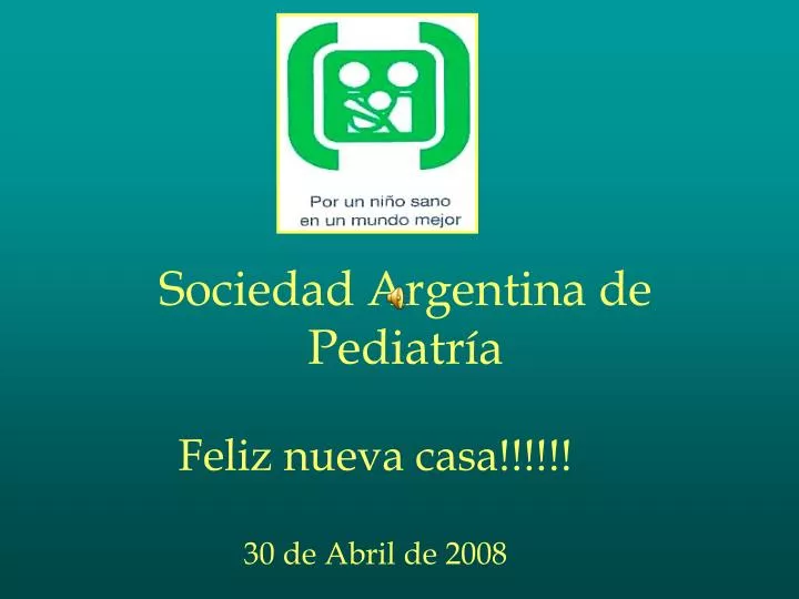 sociedad argentina de pediatr a
