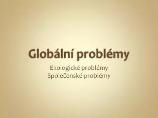 glob ln probl my