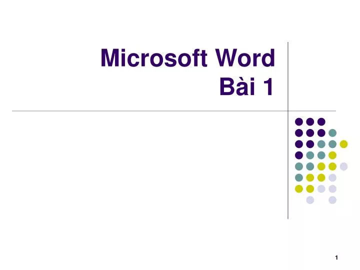 microsoft word b i 1